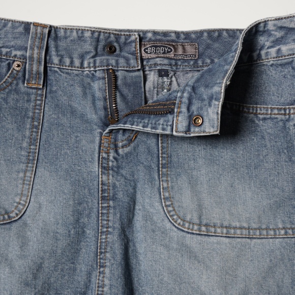 Retro 80s Denim mini skirt - Picture 2 of 3